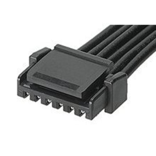 Molex Microlock Plus Cable Black 6 Ckt 300Mm 451110603